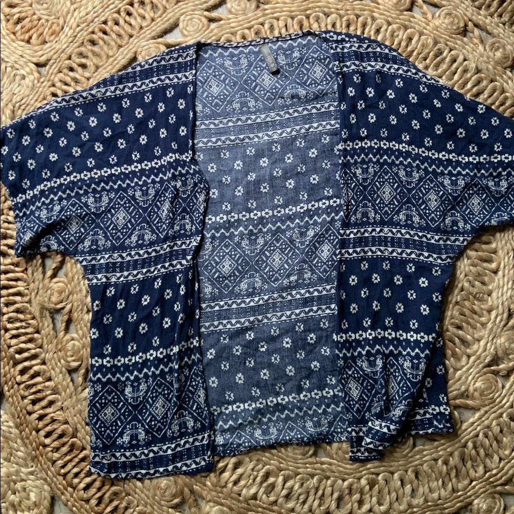 Boho Print Cardi